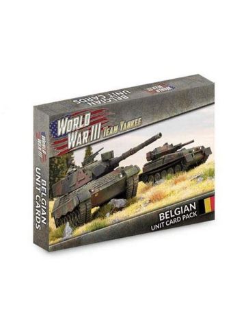 Team Yankee WW3-09B Belgian Unit Card Pack (33 Cards)