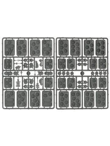 Battlefront XX106 Plastic Bases Rubble (12 Small & 16 Medium)