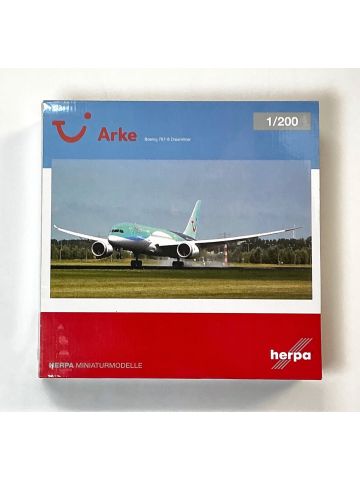 Herpa 557122 Arke Boeing 787-8 Dreamliner 1/200 Scale Hard Plastic Model