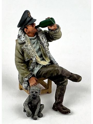 Thomas Gunn Miniatures GW015B Canadian Ace Willy Barker with Mascot Incomplete