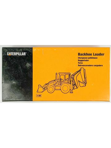 NZG Modelle 435/1 Backhoe Loader with 438C Black Front System 1/50 Scale Model