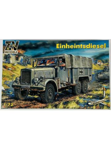 ZV Models 72001 Einheitsdiesel 1/72 Scale Plastic Model Kit