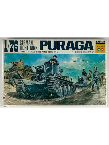 Fujimi WA6-150 German Light Tank Puraga 38 (t) 1/76 Scale Plastic Model Kit