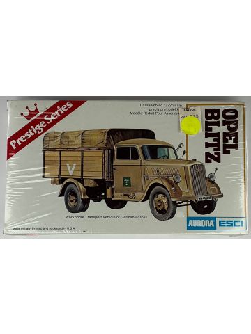Aurora 6215 German Opel Blitz Transport Vehicle 1/72 Scale Plastic Model Kit