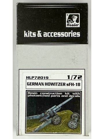Hauler HLP72019 German Howitzer sFH-18 1/72 Scale Resin Kit with Decals