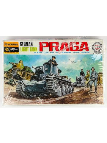 Bachmann-Fujimi 0769 German Light Tank 'Praga' 1/76 Scale Model Kit Sealed Box