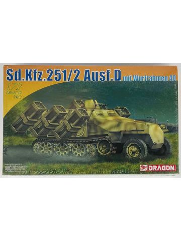 Dragon 7310 Sd.Kfz.251/2 Ausf.D mit Wurfrahmen 40 1/72 Scale Plastic Model Kit
