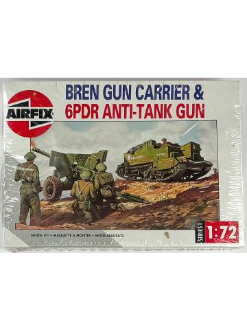 Airfix 01309 Bren Gun Carrier & 6PDR Anti-Tank Gun 1/72 Scale Plastic Model Kit