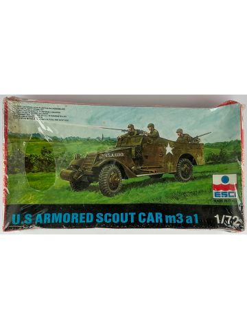 ESCI 8038 U.S. Armored Scout Car M3A1 1/72 Scale Plastic Model Kit