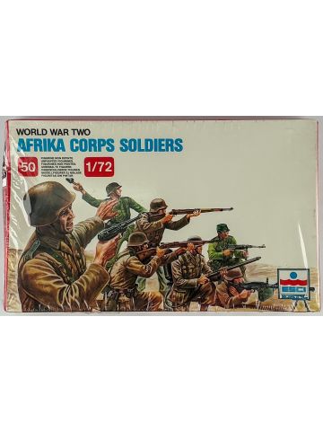ESCI 206 World War Two Afrika Corps Soldiers 1/72 Scale Plastic Model Kit
