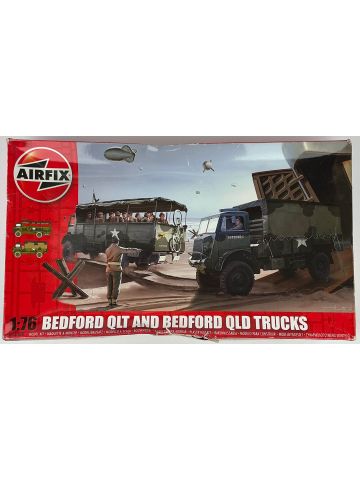 Airfix A03306 WWII British Bedford QLT and QLD Trucks 1/76 Scale Model Kits