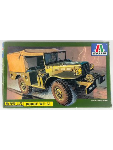 Italeri 7010 Dodge WC-51 1/72 Scale Plastic Model Kit Open Box