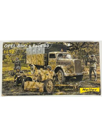 Heller 79994 Opel Blitz & PaK 40 1/72 Scale Plastic Model Kit Sealed Box