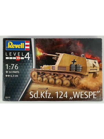 Revell 03215 Sd.Kfz. 124 'Wespe' 1/76 Scale Plastic Model Kit Open Box