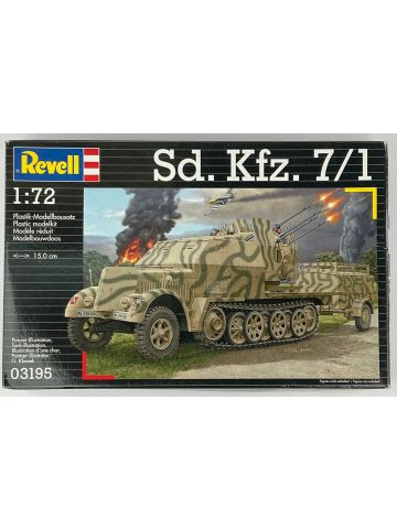 Revell 03195 Sd.Kfz. 7/1 1/72 Scale Plastic Model Kit Sealed Box