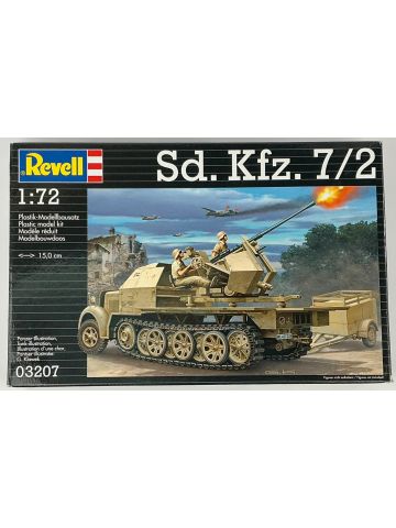Revell 03207 Sd.Kfz. 7/2 1/72 Scale Plastic Model Kit Sealed Box