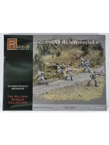 Pegasus 7224 German Fallschirmjäger 1/72 Scale Plastic Model Kit