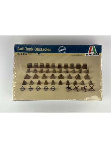 Italeri 6147 Anti Tank Obstacles 1/72 Scale Plastic Model Kit