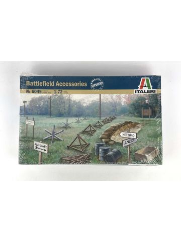 Italeri 6049 Battlefield Accessories 1/72 Scale Plastic Model Kit
