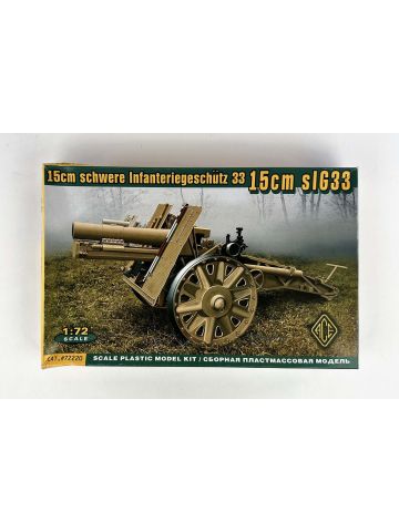 Ace 72220 15cm Heavy Infantry Gun 33 15cm sIG33 1/72 Scale Plastic Model Kit