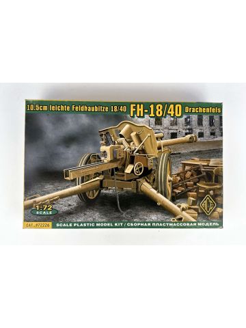 Ace 72226 10.5cm Light Field Howitzer FH-18/40 Drachenfels 1/72 Scale Kit
