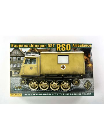 Ace 72207 Raupenschlepper Ost RSO Ambulance 1/72 Scale Plastic Model Kit