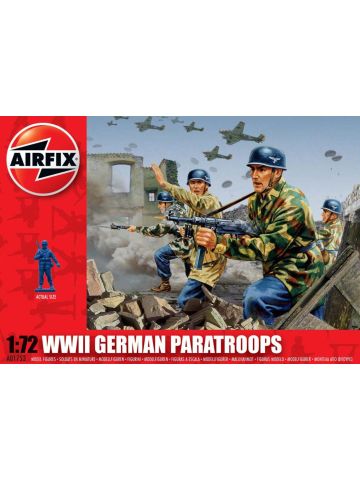 Airfix A01753 WWII German Paratroops 48 1/72 Scale Model Figures