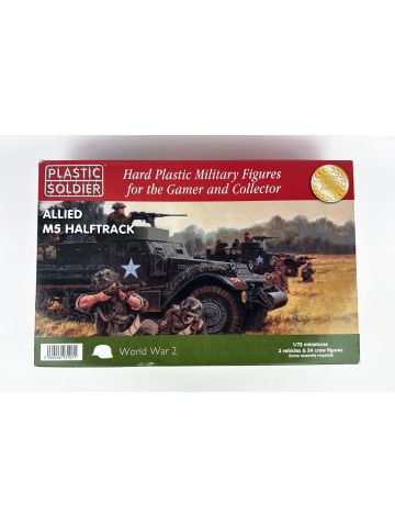 Plastic Soldier WW2V20013 Allied M5 Halftrack World War 2 1/72 Scale Plastic Model Kit