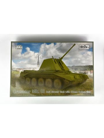 IBG Models 72069 Crusader Mk. III AA Tank with 40mm Bofors 1/72 Scale Model Kit