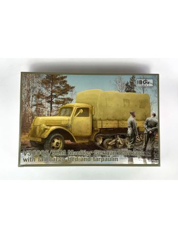 IBG Models 72074 V3000S/SSM Maultier German Halftrack with 1/72 Scale Model Kit