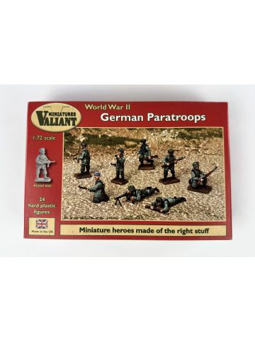 Valiant Miniatures VM006 World War II German Paratroops 1/72 Scale Model Kit