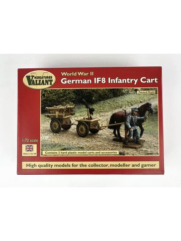 Valiant Miniatures VM005 World War II German IF8 Infantry Cart 1/72 Scale Kit
