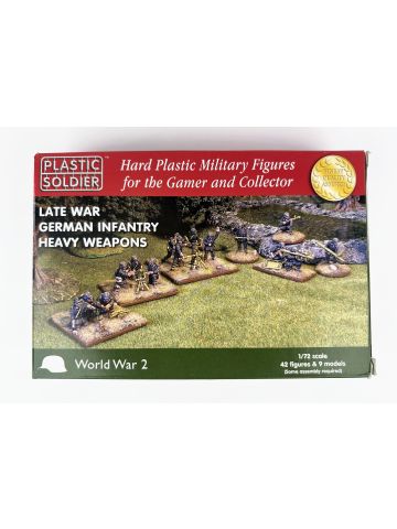 Plastic Soldier WW2020005 Late War German Infantry Heavy Weapons 1/72 Scale Kit