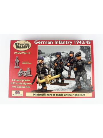 Valiant Miniatures VM002 German Infantry 1943/45 1/72 Scale Plastic Model Kit