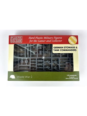 Plastic Soldier WW2V20021 German Stowage & Tank Commanders 1/72 Scale Model Kit