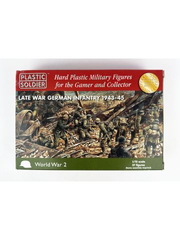 Plastic Soldier WW2020003 Late War German Infantry 1943-45 1/72 Scale Figures