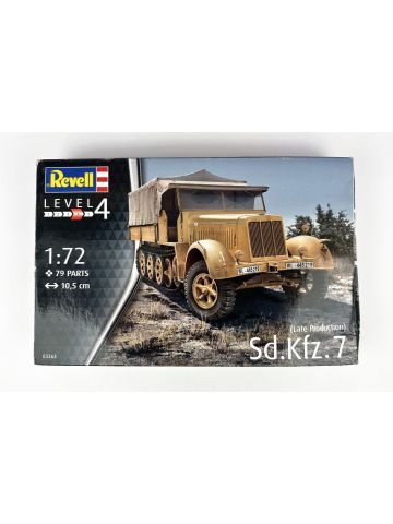Revell 03263 Sd.Kfz. 7 (Late Production) 1/72 Scale Plastic Model Kit