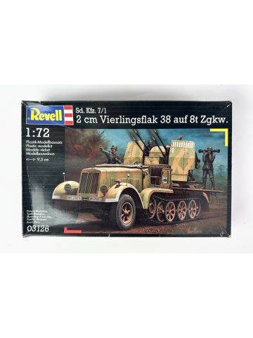 Revell 03126 Sd.Kfz. 7/1 2 cm Vierlingsflak 38 on 8t Half-Track 1/72 Scale Kit