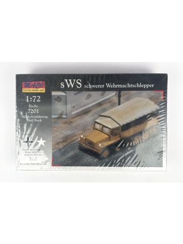 Maco 7201 sWS Heavy Wehrmacht Tractor Half Track 1/72 Scale Plastic Model Kit
