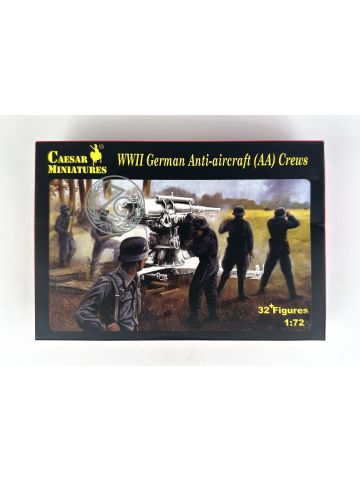Caesar Miniatures WWII German Anti-aircraft (AA) Crews 1/72 Scale Model Figures