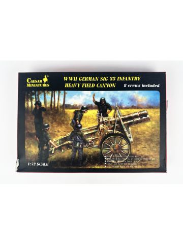Caesar Miniatures WWII German Sig 33 Infantry Heavy Field Cannon 1/72 Scale Kit