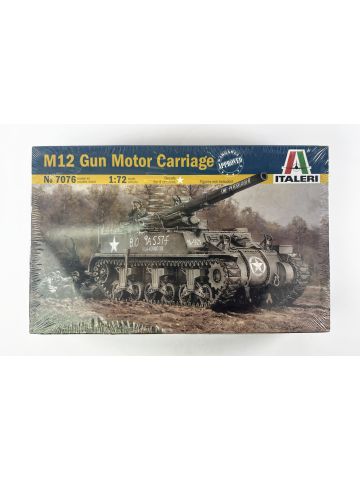 Italeri 7076 M12 Gun Motor Carriage 1/72 Scale Plastic Model Kit