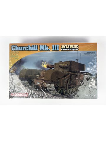 Dragon 7327 Churchill Mk. III AVRE Combat Engineer 1/72 Scale Plastic Model Kit