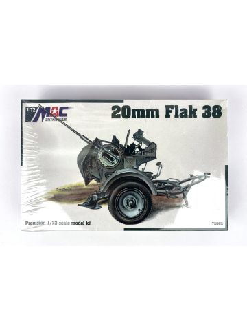 Mac Distribution 72063 20mm Flak 38 1/72 Scale Plastic Model Kit