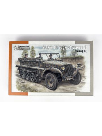 Special Armour 72021 Sd.Kfz. 10 Zugkraftwagen 1t (Demag D7) 1/72 Scale Model Kit