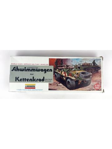 Lindberg 6084 World War II German Amphibious Jeep 1/72 Scale Model Kit