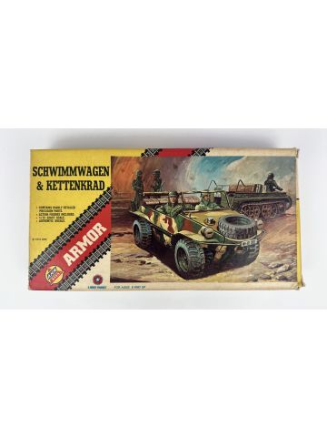 AHM Kits 551 Schwimmwagen & Kettenkrad 1/72 Scale Plastic Model Kit