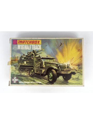 Matchbox PK-78 M16 Halftrack 1/76 Scale Plastic Model Kit