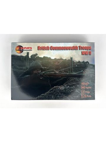Mars 72127 British Commonwealth Troops WWII 1/72 Scale Plastic Model Kit