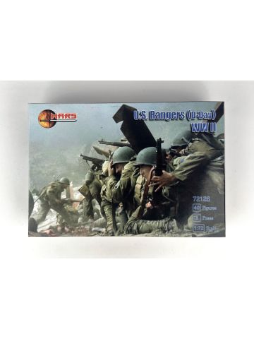Mars 72126 U.S. Rangers (D-Day) WWII 1/72 Scale Plastic Model Kit